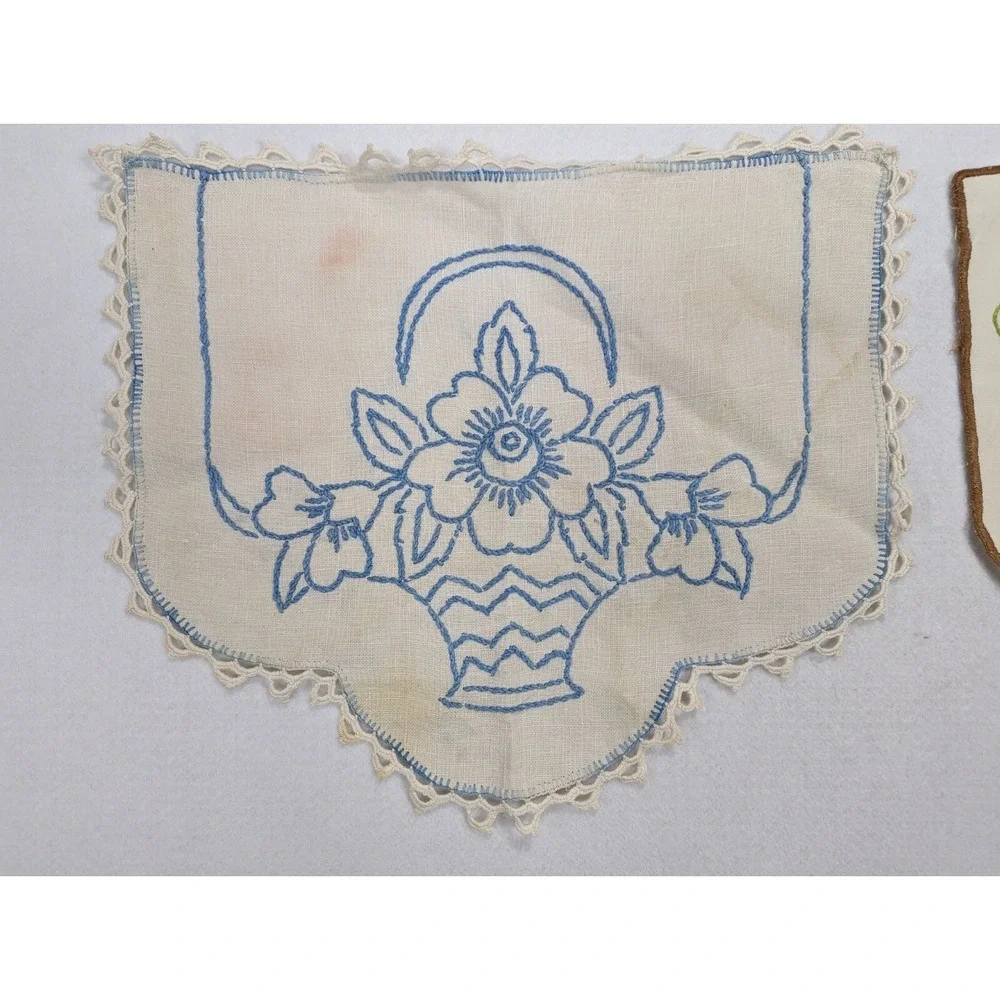 Chair Arm Doily Cover lot of 2‎